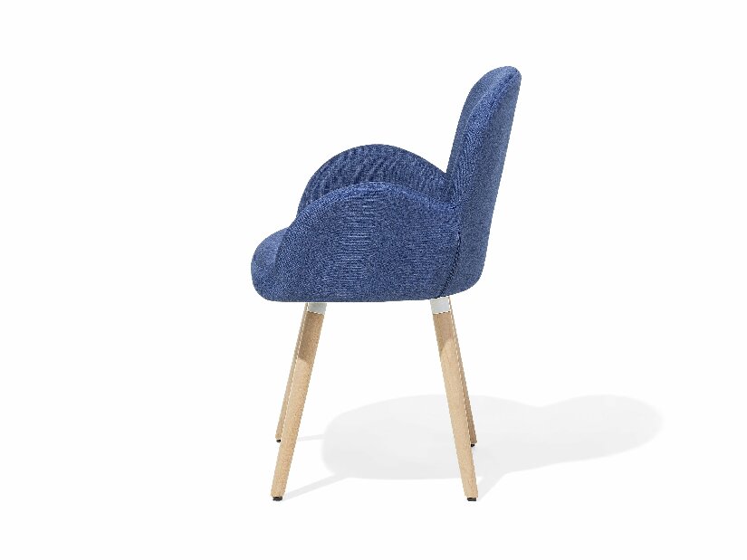 Set 2 buc. scaune pentru sufragerie Broville (albastru marin)