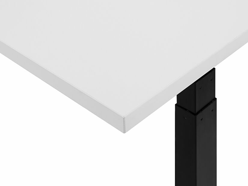 Masă pentru scris UPPER II (160 x 72 cm) (MDF) (reglabil manual) (alb)