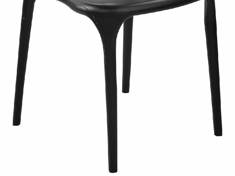 Set 8 buc scaun tip bar Gerry (negru)