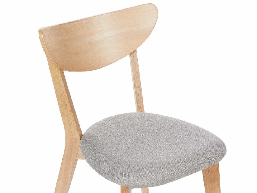 Set 2 buc scaun tip bar Ejus (lemn deschis)