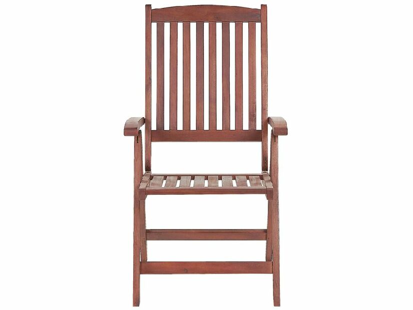 Set 2 buc. scaune grădină TRATORIA (roșu închis + alb)