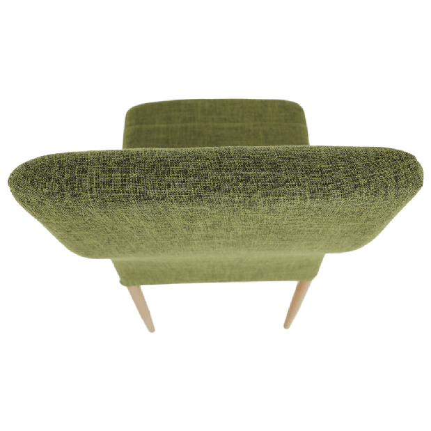 Scaun de sufragerie Collort nova (verde + fag)