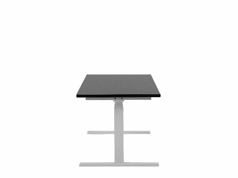 Masă pentru scris UPPER II (130 x 72 cm) (MDF) (reglabil electric) (negru + alb)