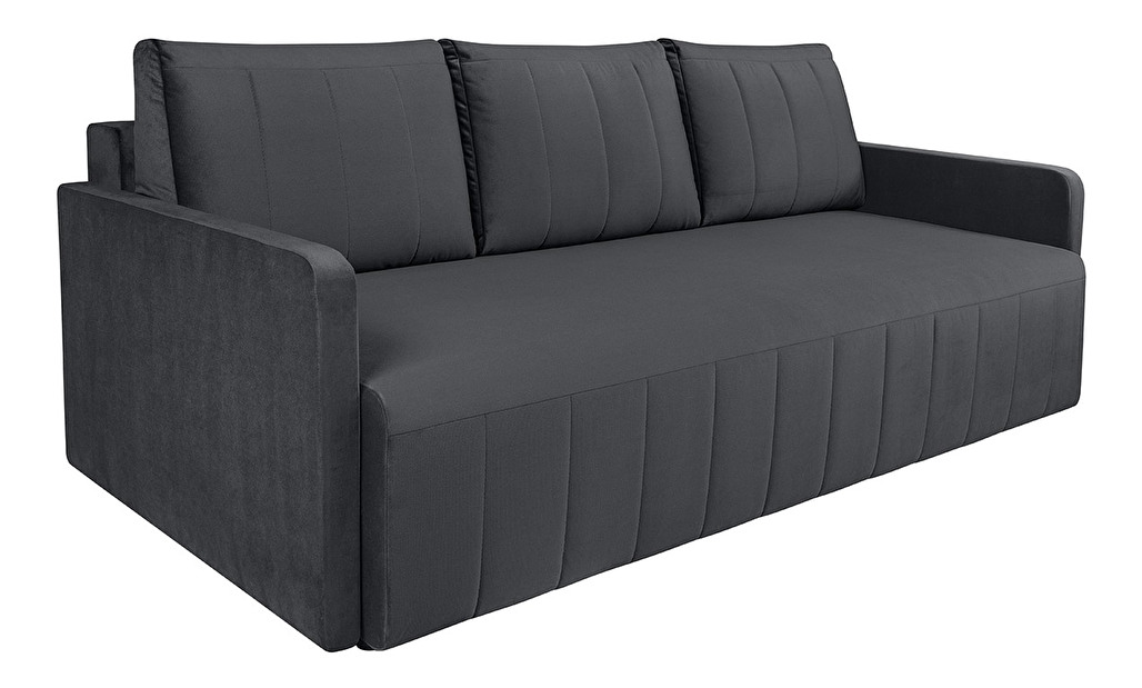 Canapea cu trei locuri Dessa Lux 3DL (gri închis)
