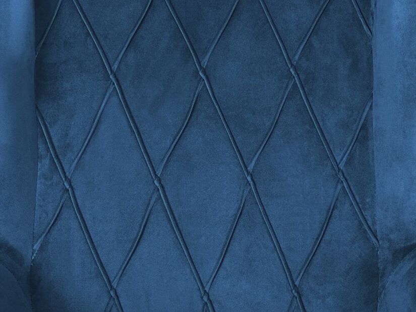 Fotoliu SANES (albastru închis) (cu taburete)