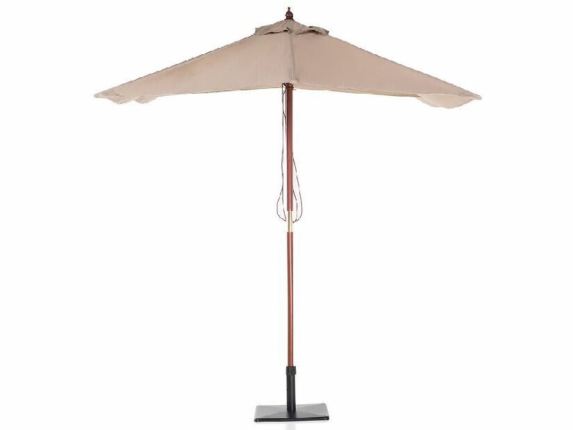 Umbrelă de grădină 144 cm FLAME (lemn) (bej nisipiu)