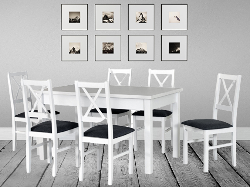 Set masă scaune pentru sufragerie Elrin (pentru 6 până la 8 persoane)