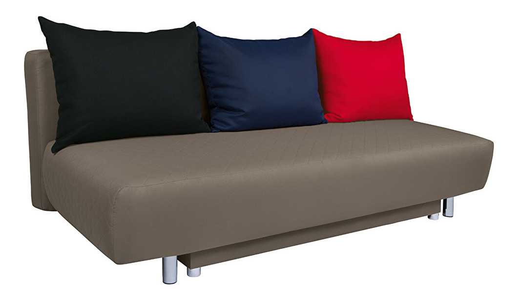 Canapea cu trei locuri Lapa Lux 3DL (gri maro)