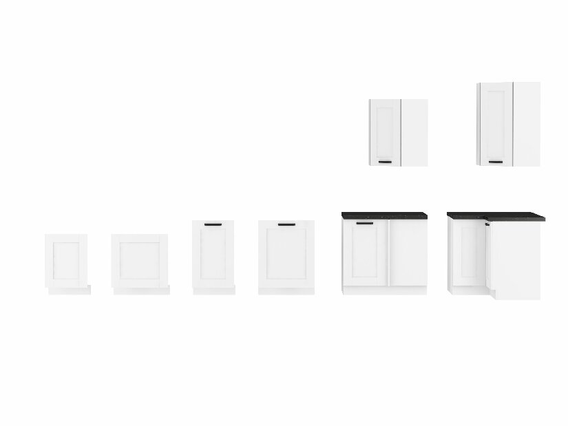 Uși pentru mașina de spălat vase, încorporată Lucid ZM 596 x 713 (alb + alb)