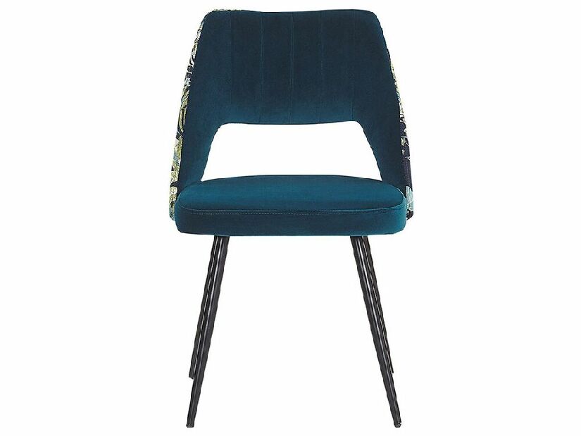 Set 2 buc. scaune de sufragerie ASHLEY (albastru)