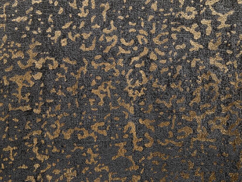 Covor 80x150 cm ELSE (stofă) (gri + auriu)