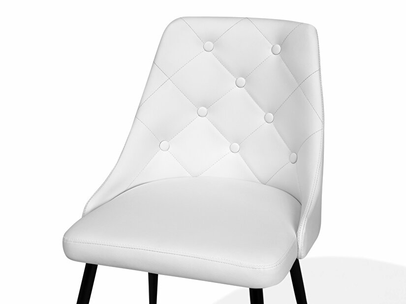 Set 2 buc. scaune pentru sufragerie Valero (alb)