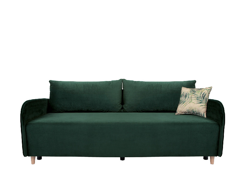 Canapea cu trei locuri Lajona Lux 3DL (verde închis)