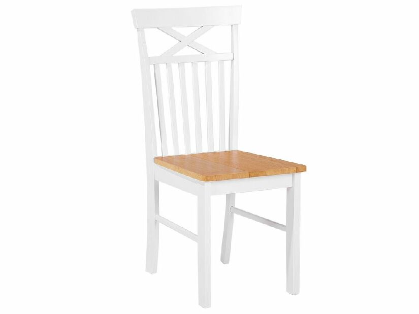 Set 2 buc scaune de sufragerie Houza (alb)