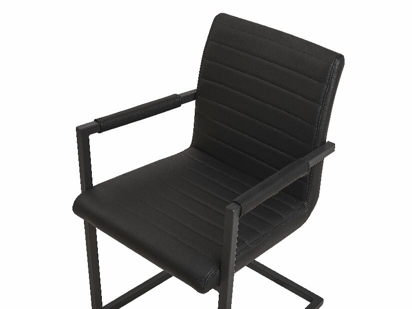 Set 2 buc. scaune de sufragerie BAFORA (negru)