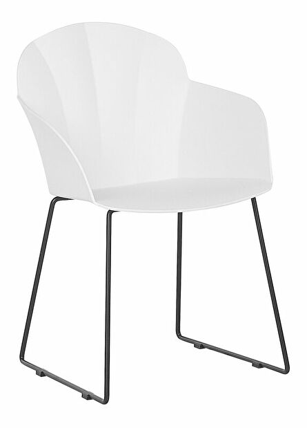 Set 2 buc. scaune de sufragerie SYVVA (alb)