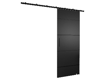 Uși culisante 70 cm Zodiac IV (negru mat)