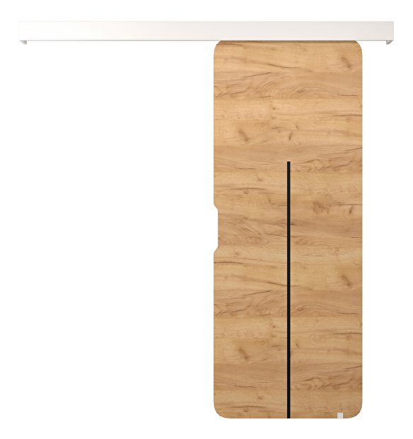 Uși culisante Oneil X (Stejar craft auriu + alb mat)