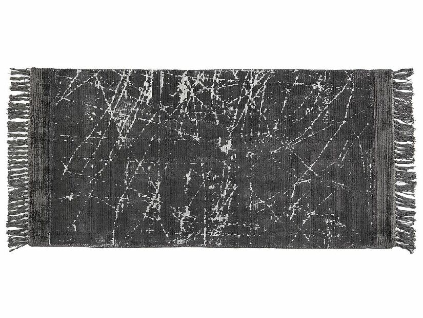 Covor 80 x 150 cm Halia (gri închis)