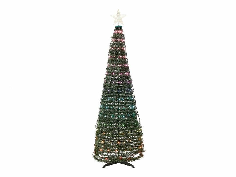 Pom de Crăciun 160 cm Sadachbia (verde) (cu iluminat)