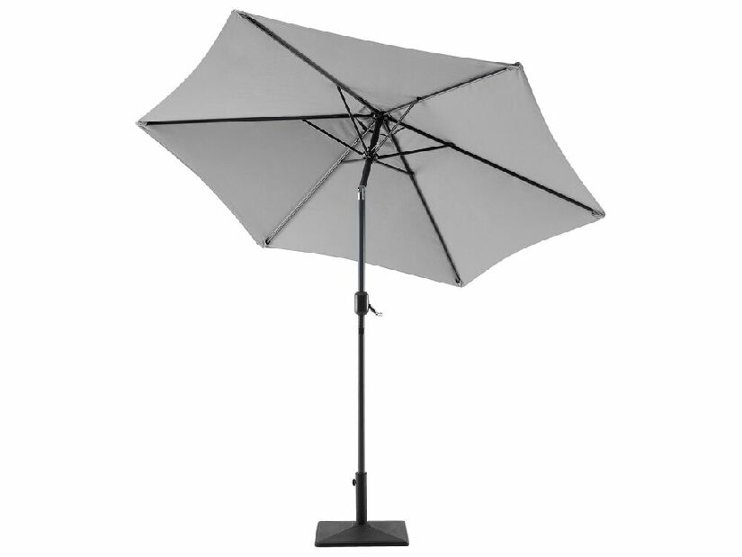 Umbrelă de grădină 270 cm VARENA (metal) (gri închis)