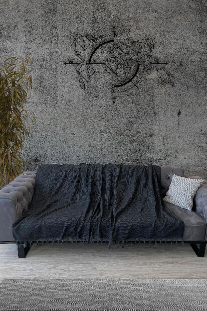 Cuvertură pentru pat 200 x 230 cm Sydney (Negru)