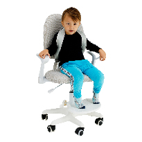 Scaun pentru copii Anis (gri + alb)