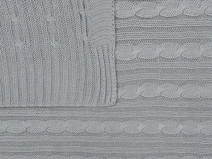 Pătură 180x110 cm ANAMIS (textil) (gri)