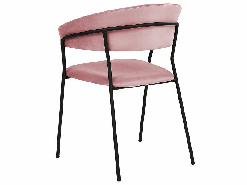 Set 2 buc scaune de sufragerie Marza (roz)