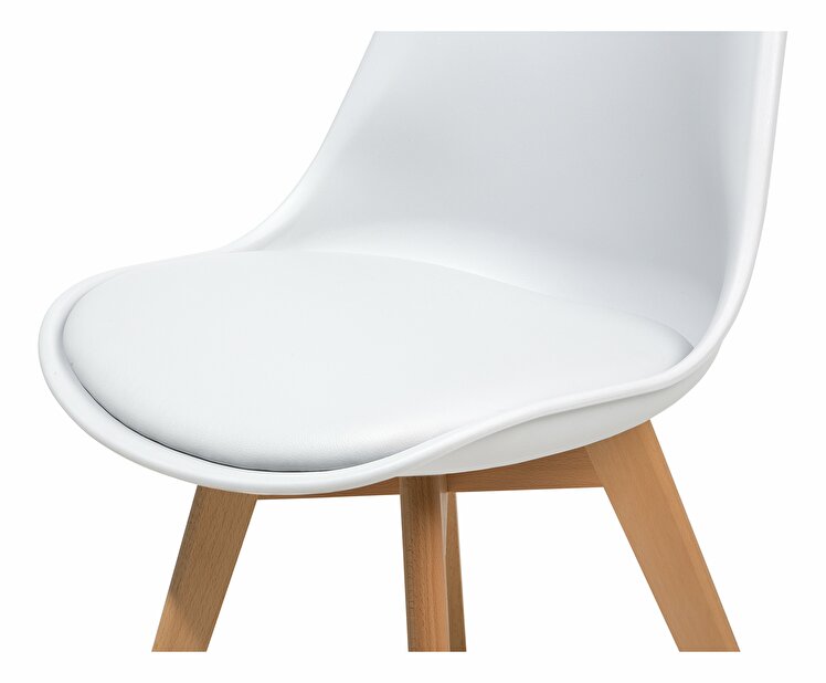 Set 2 buc. scaune pentru sufragerie Doha II (alb)