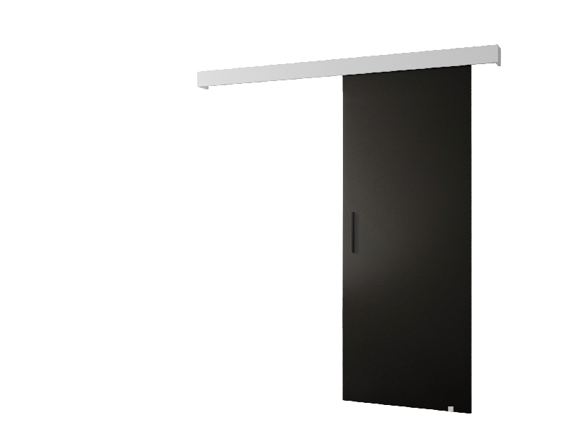 Uși culisante 90 cm Sharlene I (negru mat + alb mat + negru)