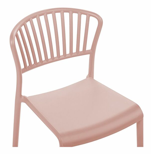 Set 4 buc scaun tip bar Geronimo (roz)