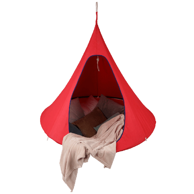 Fotoliu balansoar suspendat Klarina (roșu) (mare) 