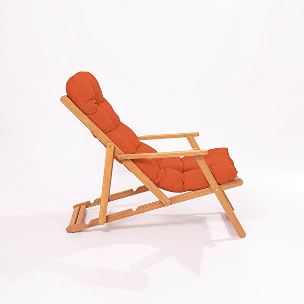 Set masă scaune de grădină (3 buc) Minnie (portocaliu + natural)