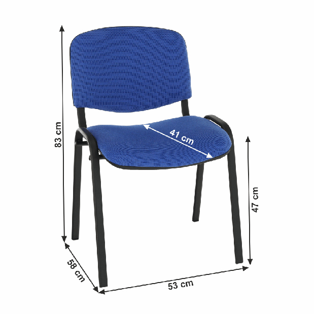 Scaun de conferință Isior (albastru)