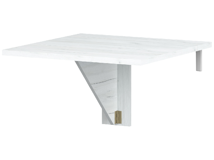 Masă de sufragerie Elston 7 (craft alb) (pentru 2 persoane)