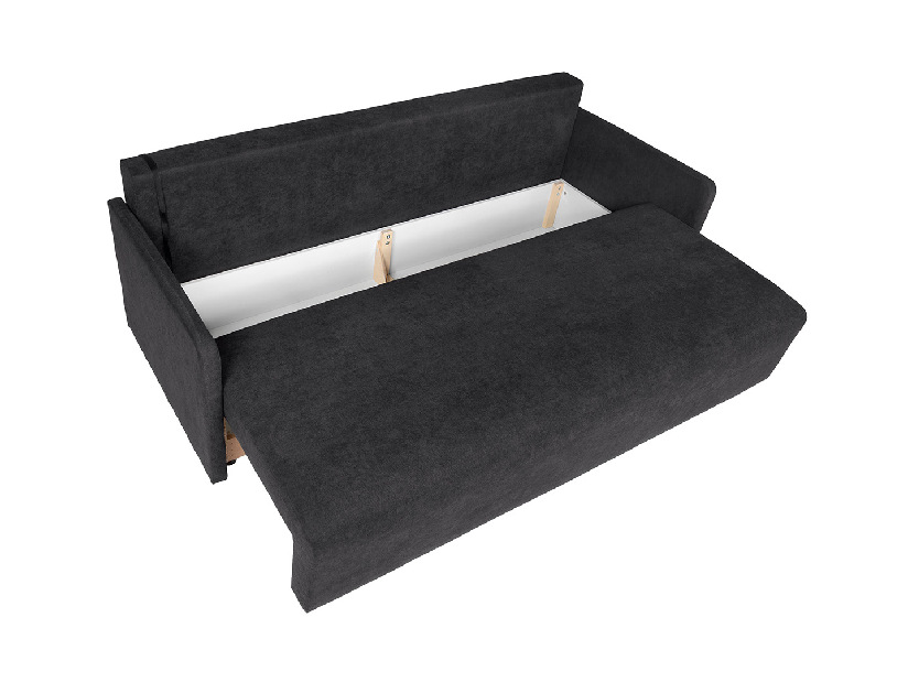Canapea cu trei locuri Alava Lux 3DL (negru)