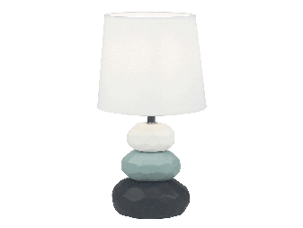 Lampă de masă Neann (alb + albastru + negru)