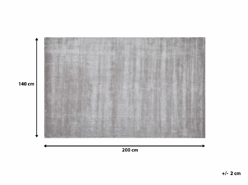 Covor 140x200 cm GARI II (stofă) (gri deschis)