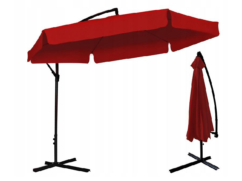 Umbrelă de grădină Rona 2 (roșu)