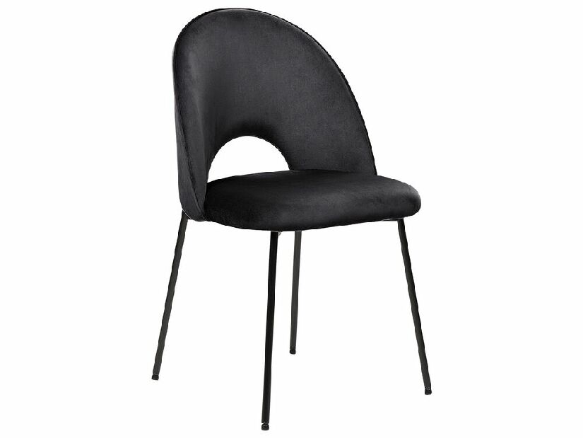 Set 2 buc scaun tip bar Clarissa (negru)