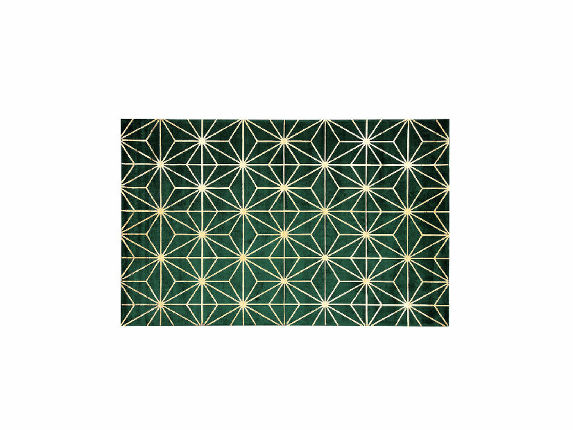 Covor 140x200 cm SILBE (stofă) (verde)