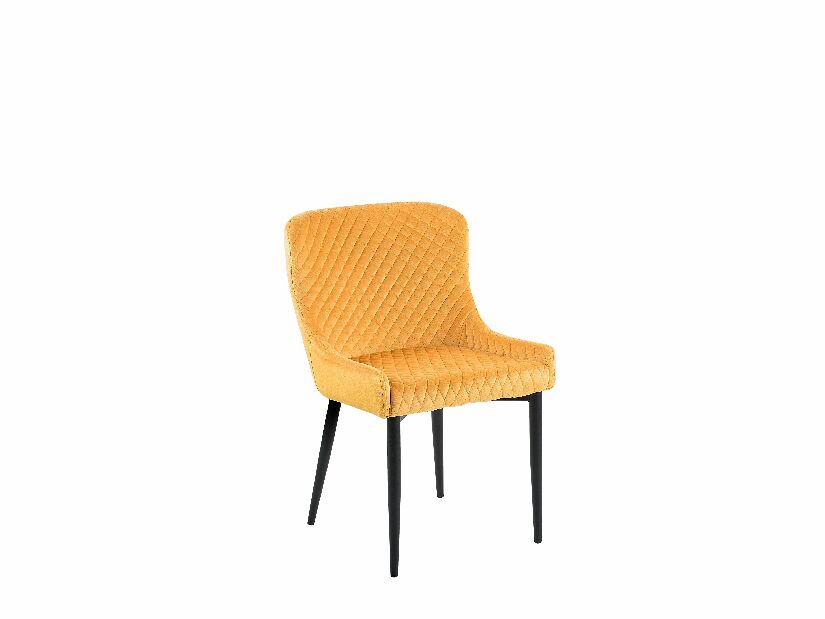 Set 2 buc. scaune pentru sufragerie Soho (galben)