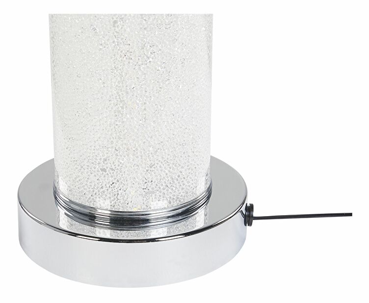 Lampă de masă HAFFRO (alb + argintiu)