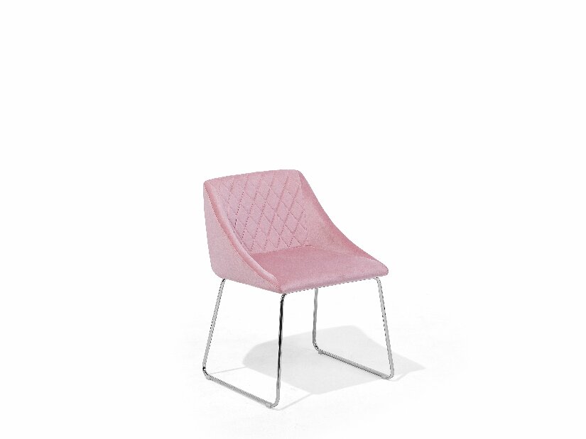 Set 2 buc. scaune pentru sufragerie Aricata (roz)