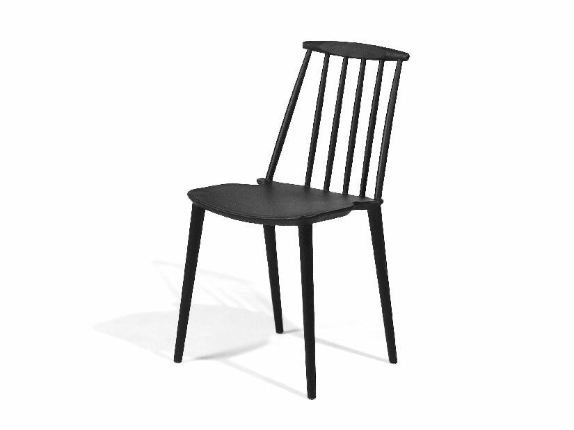 Set 2 buc. scaune pentru sufragerie Vendor (negru)
