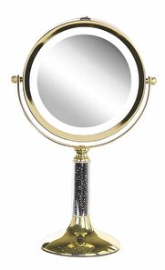 Oglindă cosmetică Brita (auriu) (cu iluminat LED)