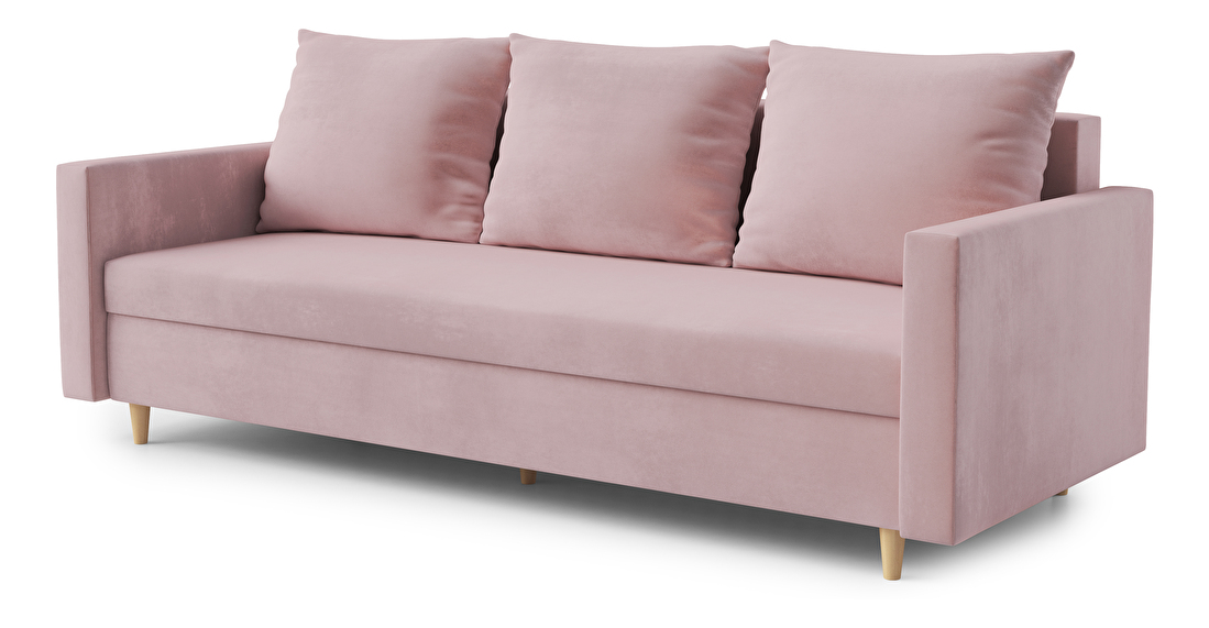 Canapea trei locuri Allie (roz)