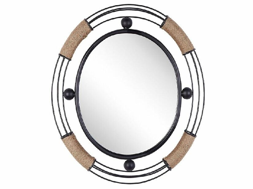 Oglindă de perete Mouza (negru)