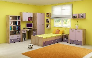 Camera pentru copii Kimi 2 Sonoma deschis + Violet